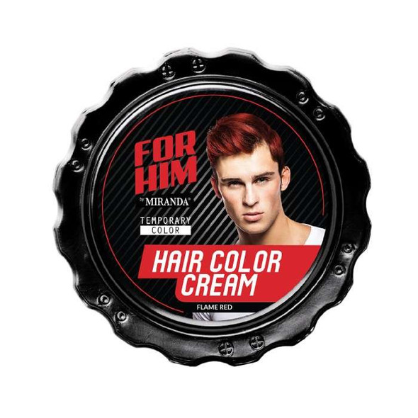 Miranda FOR HIM Hair Color Cream -  FLAME RED  80GR
