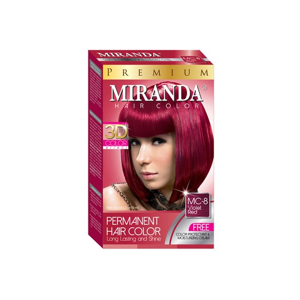 Miranda Hair Color Violet Red MC-8 (30ml + 30gr)