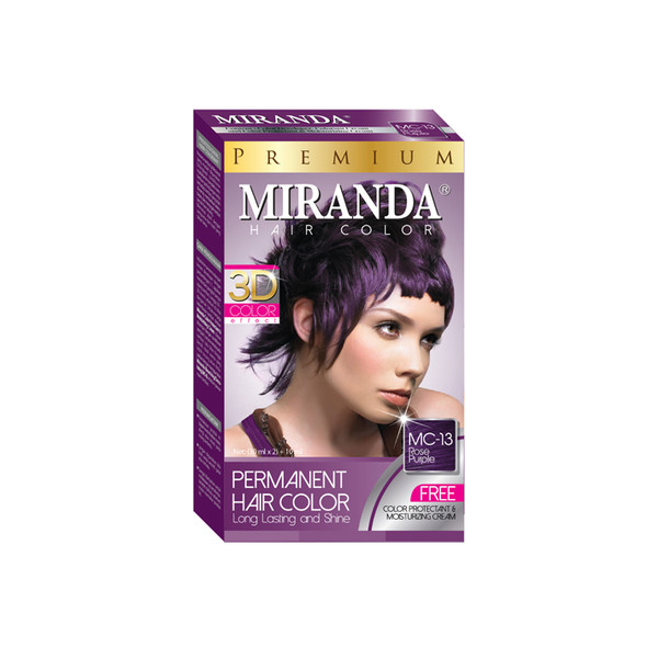 Miranda Hair Color Rose Purple MC-13 (30ml + 30gr)