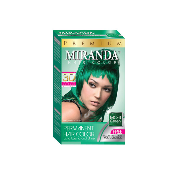 Miranda Hair Color Green MC-11 (30ml +30gr)
