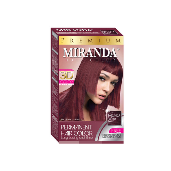 Miranda Hair Color Wine Red MC-10 (30ml +30gr)