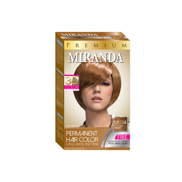 Miranda Hair Color Golden Brown MC-14 (30ml + 30gr)