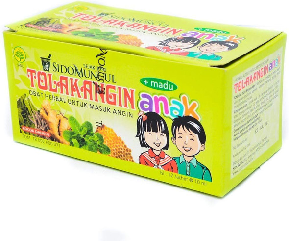 Sido Muncul Tolak Angin Anak Herbal with Honey 12-ct, 120 ml