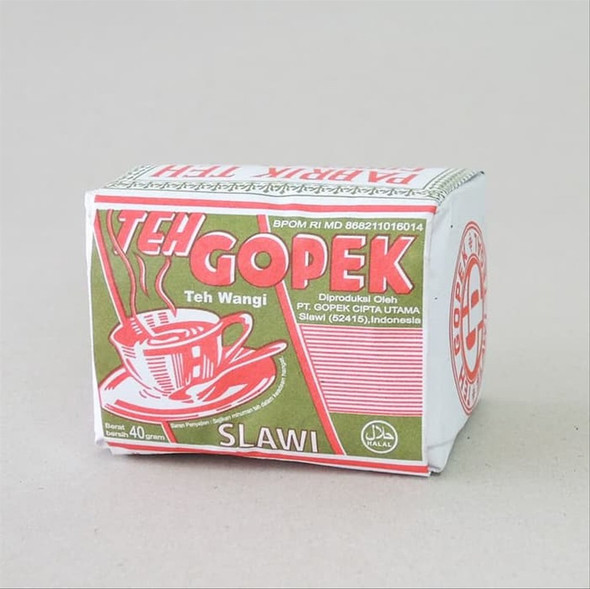 Teh Gopek Super Loose Jasmine Tea (Bungkus Hijau), 80 Gram