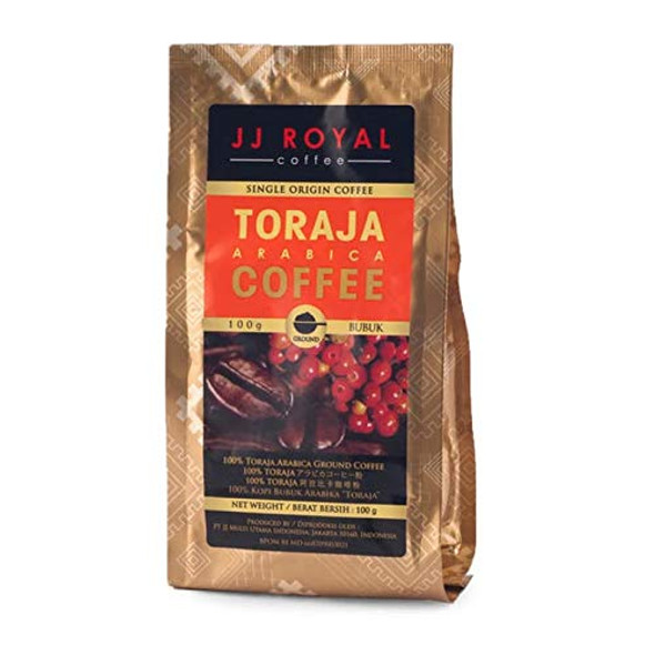 JJ Royal Toraja Arabica (Ground Coffee), 100 Gram