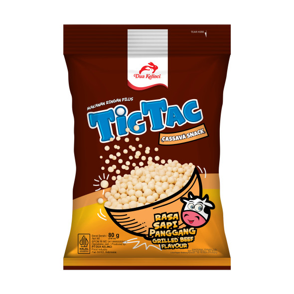 Dua Kelinci Tic Tack Sapi Panggang, 80 Gram