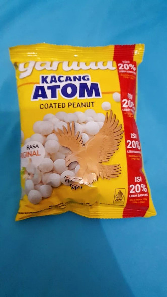 Garuda Kacang Atom Original - Coated Peanuts, 100 gr