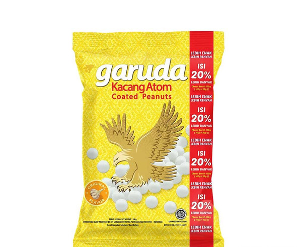 Garuda Kacang Atom Original - Coated Peanuts, 100 gr