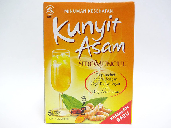 SIDOMUNCUL turmeric acid jamu powder juice Kunyit Asam 25gX5 bags 