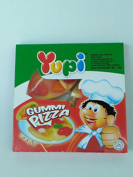 Yupi Gummy Candy Gummi Pizza, 23 Gram (Pack of 10) 