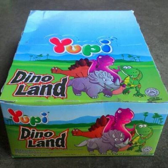 Yupi Gummy Candy Dino Land 1 box, 24-ct