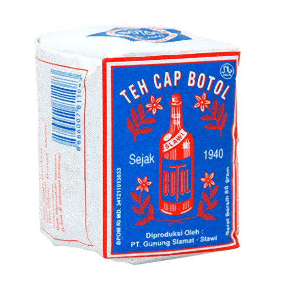 Bottle Brand Loose Tea Blue-pack - Teh Bubuk Cap Botol Bungkus Biru, 80 Gram