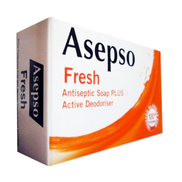 Asepso Fresh Antiseptic plus Active Deodoriser,  80gr