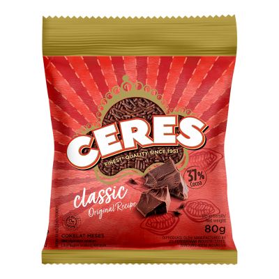 Ceres Hagelslag Rice Chocolate Sprinkle Classic, 140 gr