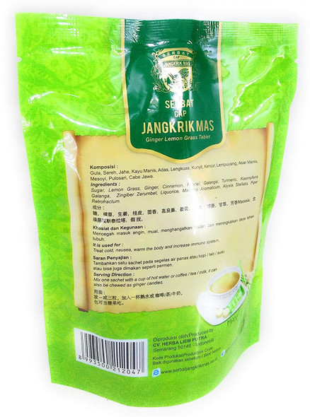 Serbat Cap Jangkrik Mas - Ginger Lemon Grass, 10 Sachet @ 2 tablets  Serbat Cap Jangkrik Mas - Ginger Lemon Grass, 10 Sachet @ 2 tablets