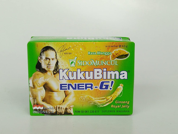 Sido Muncul Kuku Bima Ener-G! Energy Drink Powder (Mango) 6-ct
