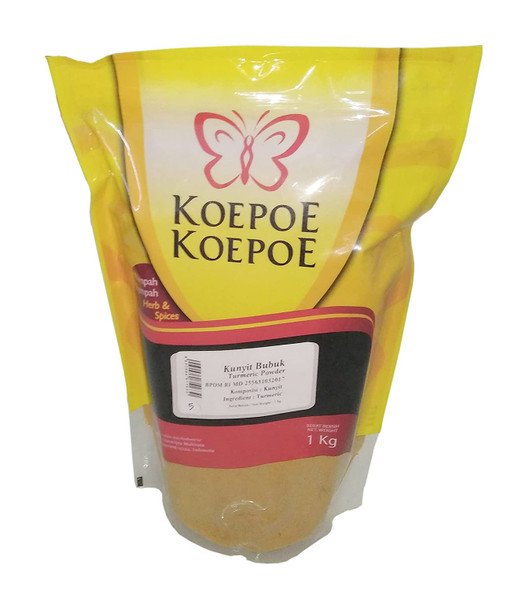Koepoe-koepoe Kunyit Bubuk - Turmeric Powder, 1Kg(2.2 Lbs) 