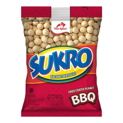 Dua Kelinci Kacang Sukro Barbeque, 95 Gram