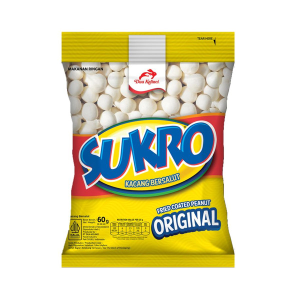 Dua Kelinci Kacang Sukro Original, 95 Gram