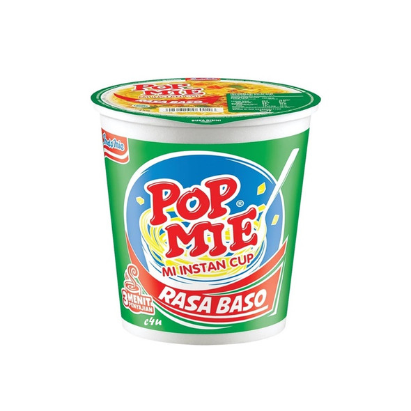 Pop Mie Rasa Baso Instant Noddle Cup, 75 Gram