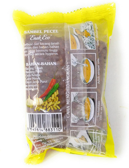 Enak Eco Sambel Pecel - Pedas (Hot), 185 Gram 