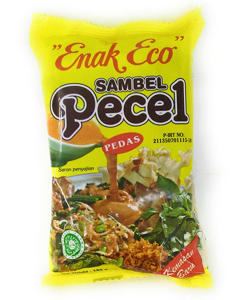 Enak Eco Sambel Pecel - Pedas (Hot), 185 Gram 