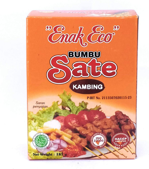 Enak Eco Bumbu Sate Kambing (Goat Satay Peanut Sauce), 185 Gram 