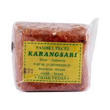 Karangsari Sambel Pecel Blitar Tidak Pedas (Not Spicy), 200 Gram