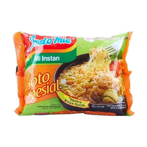 Indomie Instant Noodle Soto Spesial - with extra Koya , 75 Gram (5 pcs)