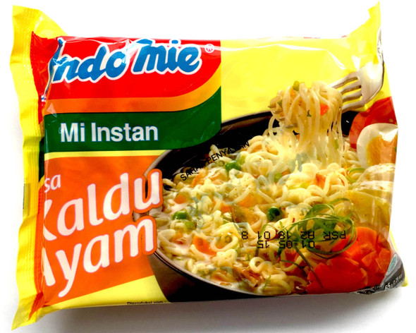 Indomie Noodle Mi Instan Kaldu Ayam, 75 Gram (1 pcs)