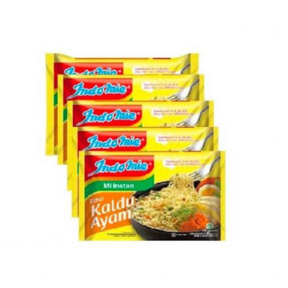 Indomie Noodle Mi Instan Kaldu Ayam, 75 Gram (1 pcs)