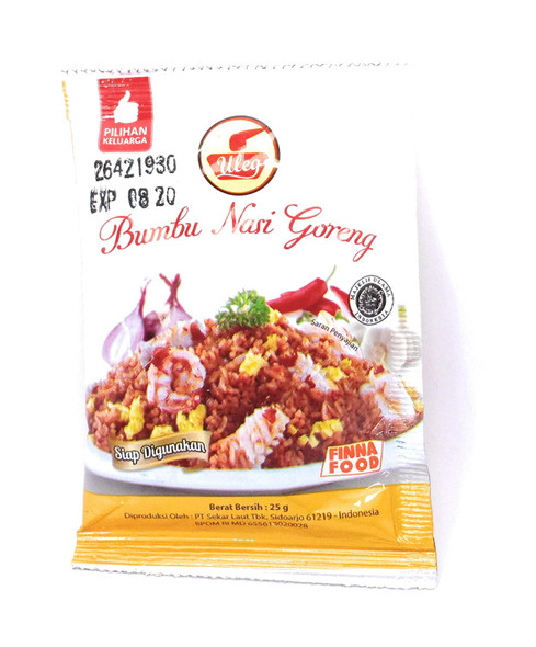 Finna Uleg Bumbu Nasi Goreng (Fried rice Seasoning), 25 Gram (10 Sachets) 