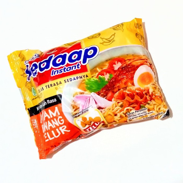 Sedaap Instant Noodle Mi Ayam Bawang Telur, 73 Gram (1 pcs)