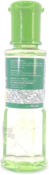 Eagle Brand Minyak Kayu Putih Plus Cajuput Oil, 60 ml