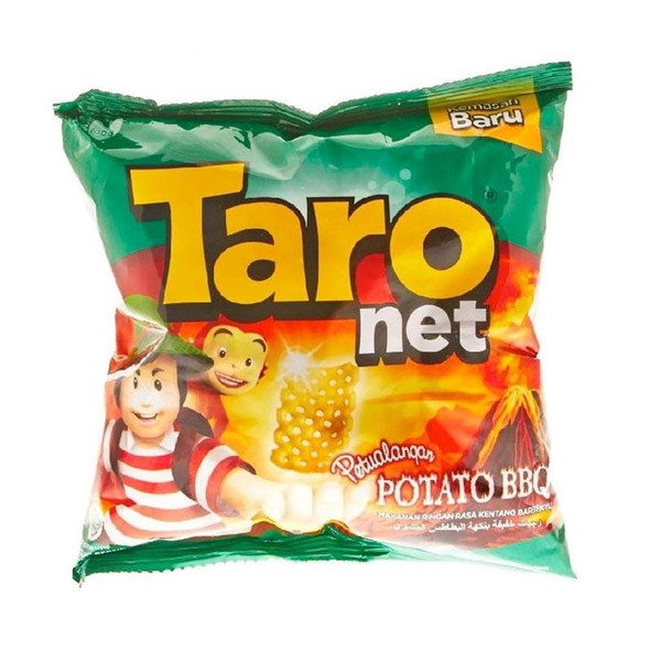Taro Net - Snack Kentang Potato Barbeque Snack Medium Pack 36gr