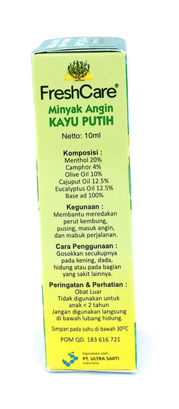 Fresh Care Kayu Putih (Cajuput Oil) Roll on, 10 ml (Pack of 1) 