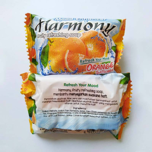 Harmony Fruity Refreshing Soap Orange Satsuma, 70 gr