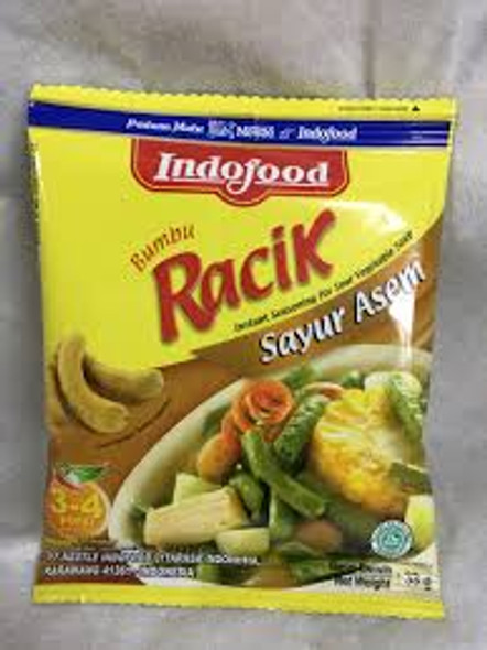 Indofood Bumbu Racik Sayur Asem (Tamarind vegetable soup), 33 Gram (Pack of 10)