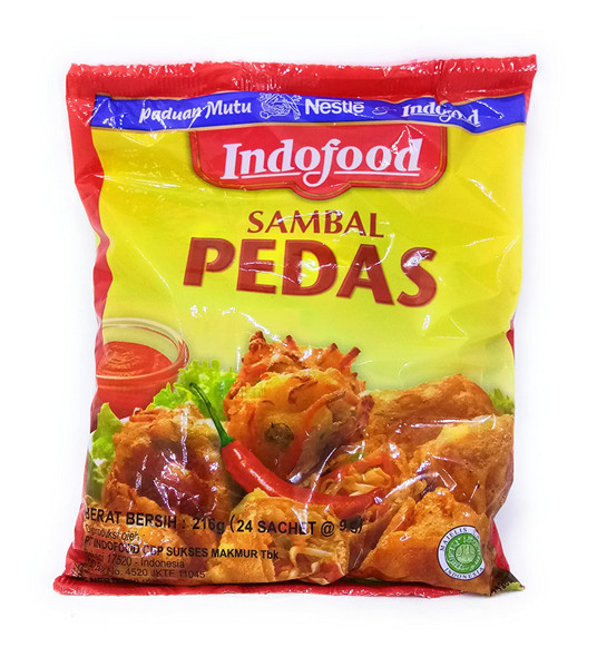 Indofood India Food SAMBAL PEDAS sambal Pudasu 9g X 24 Kuii [parallel import goods] [overseas directly for goods] 