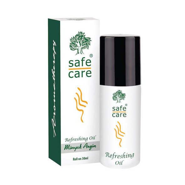 Safe Care Roll on Refreshing Oil Aromatherapy, 30 Ml
