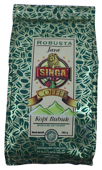Robusta Java Singa Coffee, 180 Gram