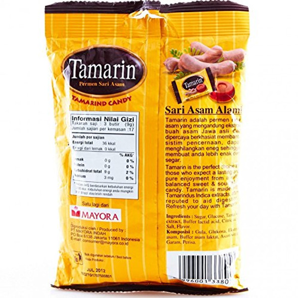 Tamarin Permen Sari Asam - Tamarind Sour Candy, 108 Gram