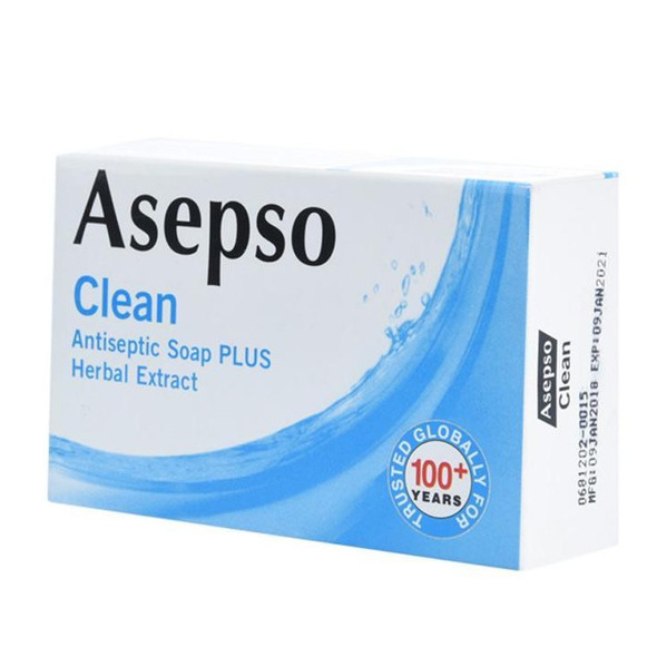 Asepso Clean Antiseptic Plus Herbal Extract, 80 g