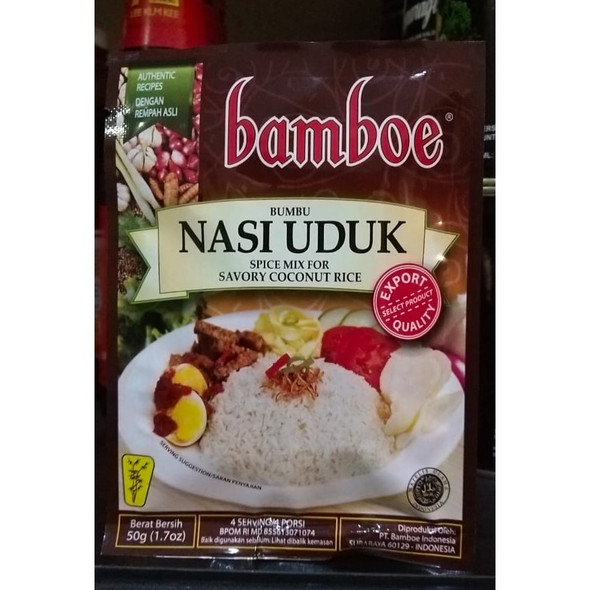 Bamboe Nasi Uduk - Savory Coconut Rice, 50gr (1.7 oz)