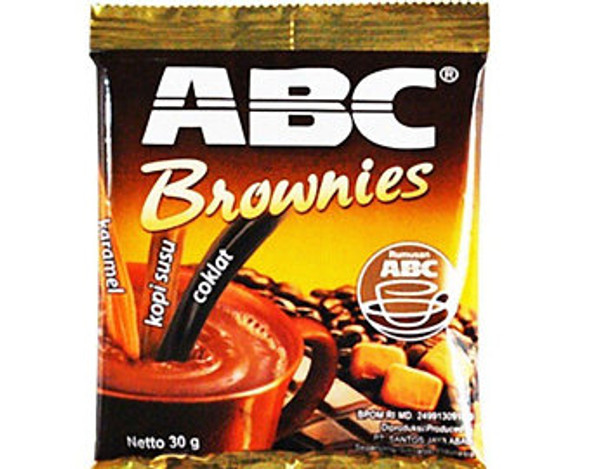 Kopi ABC Brownies Instan Coffee 300 Gram - 1 Bag Contain 10-ct