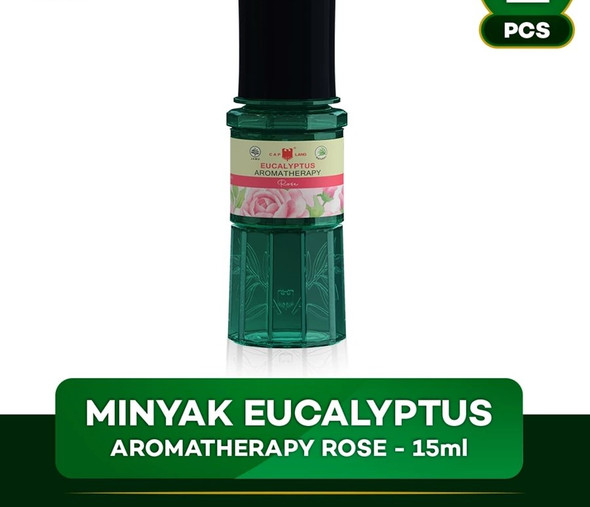 Eagle Brand - Cap Lang Eucalyptus Oil Aromatherapy Rose, 15ml