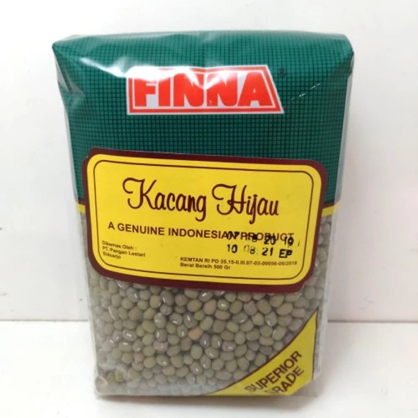 Finna Kacang Hijau - Green Peas, 500 gr (17.63 Oz)