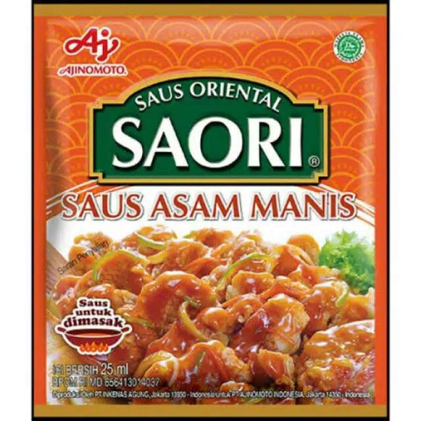 Saori Saus Asam Manis(Sweet and Sour Sauce) 25 ml- 0.84 fl oz
