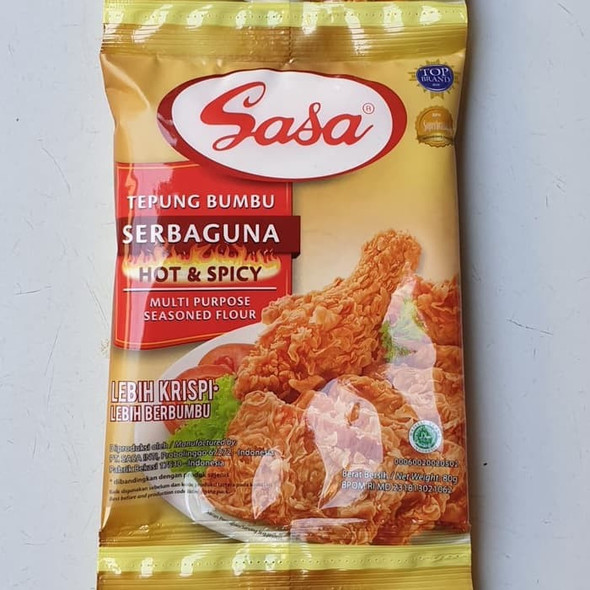 SASA Tepung Bumbu Serbaguna Hot and Spicy, 80 gr - 2.82 oz