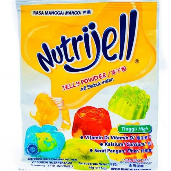 Nutrijell Konnyaku Jelly Powder Mango Mangga, 15 gr